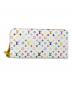 LOUIS VUITTON (ルイ ヴィトン) ポルトフォイユ・アンソリット シトロン ホワイト×イエロー：60000円