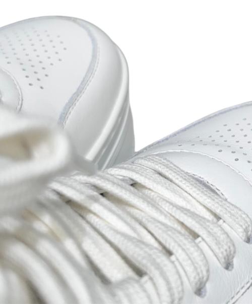 CELINE（セリーヌ）CELINE (セリーヌ) ブロック ウェッジ ミッドスニーカー ホワイト サイズ:37の古着・服飾アイテム