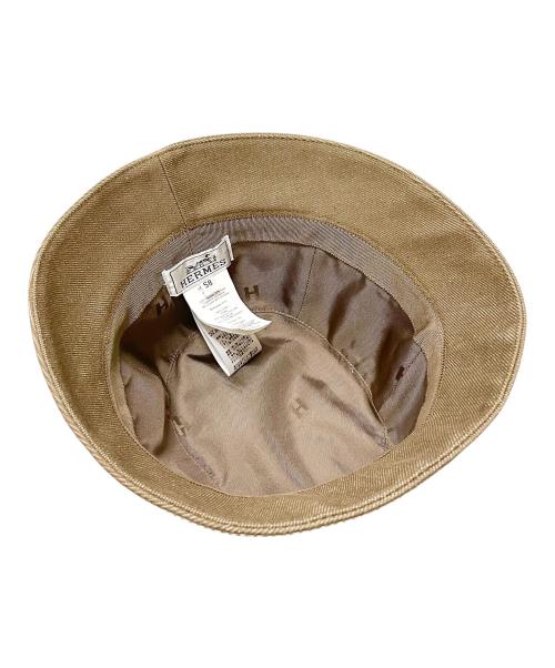 HERMES（エルメス）HERMES (エルメス) バケットハット カーキ サイズ:58の古着・服飾アイテム