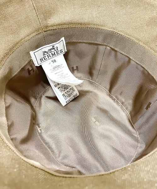 HERMES（エルメス）HERMES (エルメス) バケットハット カーキ サイズ:58の古着・服飾アイテム