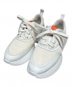 HERMESエルメス）の古着「ローカットスニーカー」｜ホワイト×オレンジ