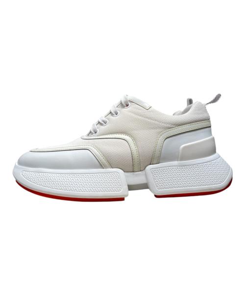 HERMES（エルメス）HERMES (エルメス) ローカットスニーカー ホワイト×オレンジ サイズ:35.5の古着・服飾アイテム