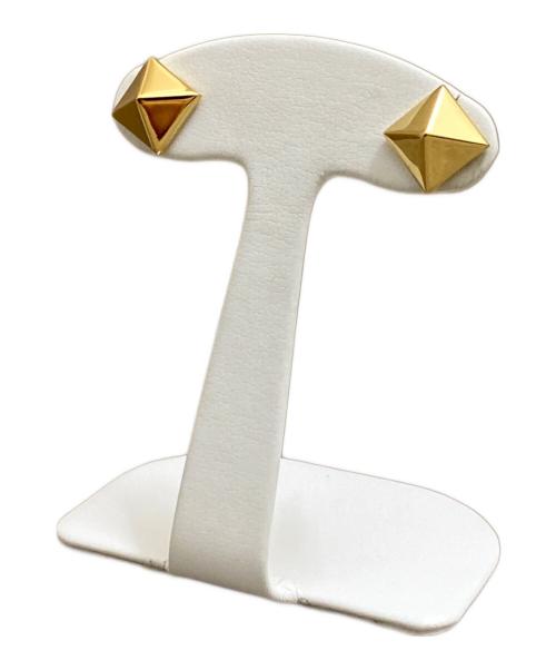 VALENTINO（ヴァレンティノ）VALENTINO (ヴァレンティノ) ロックスタッズピアス ゴールドの古着・服飾アイテム