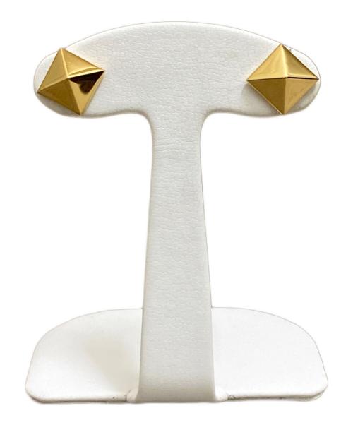 VALENTINO（ヴァレンティノ）VALENTINO (ヴァレンティノ) ロックスタッズピアス ゴールドの古着・服飾アイテム