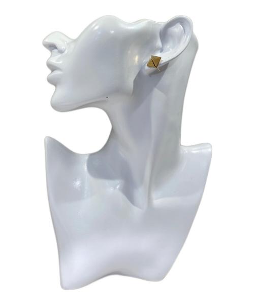 VALENTINO（ヴァレンティノ）VALENTINO (ヴァレンティノ) ロックスタッズピアス ゴールドの古着・服飾アイテム