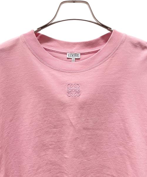 LOEWE（ロエベ）LOEWE (ロエベ) クロップド アナグラム Tシャツ ピンク サイズ:XSの古着・服飾アイテム