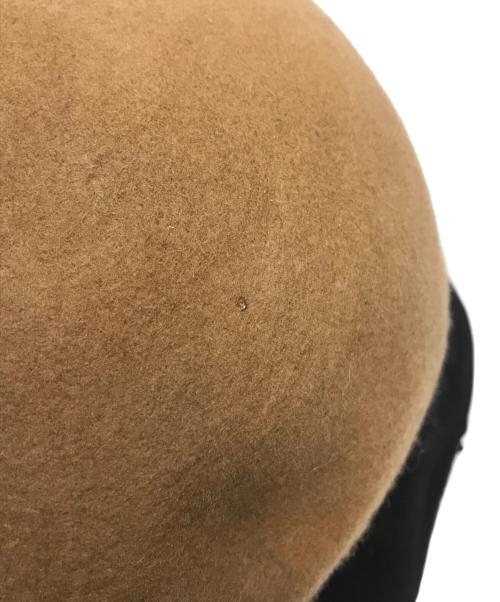 RUSLAN BAGINSKIY（ラスラン・バジンスキー）RUSLAN BAGINSKIY (ラスラン・バジンスキー) ラッフル バケットバッグ ブラック×ブラウンの古着・服飾アイテム