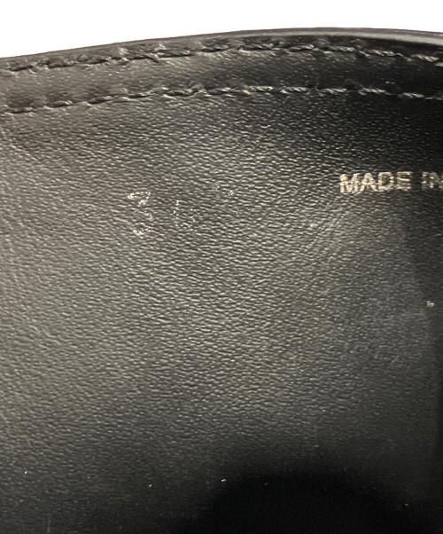 MIU MIU（ミュウミュウ）MIU MIU (ミュウミュウ) バッグロゴ厚底ブーツ ブラック サイズ:36の古着・服飾アイテム