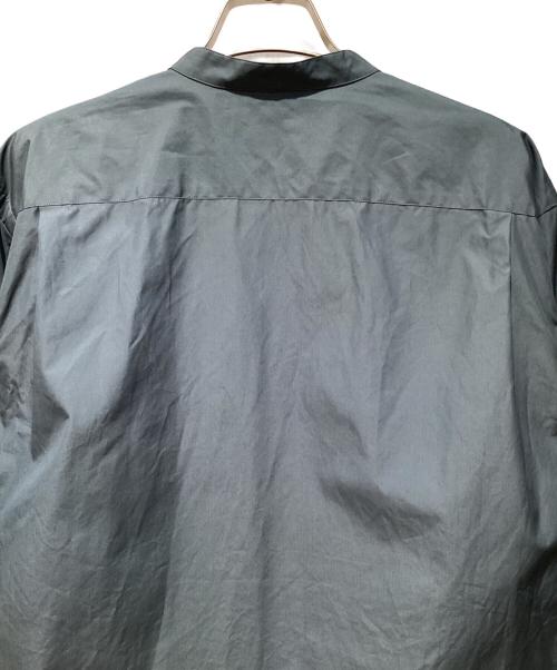 AURALEE（オーラリー）AURALEE (オーラリー) 24AW HIGH COUNT FINX OX STAND COLLAR SHIRT ネイビー サイズ:3の古着・服飾アイテム