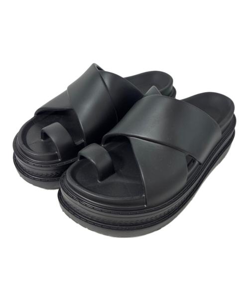 sacai（サカイ）sacai (サカイ) Foam Multiple Sole Sandals ブラック サイズ:42の古着・服飾アイテム