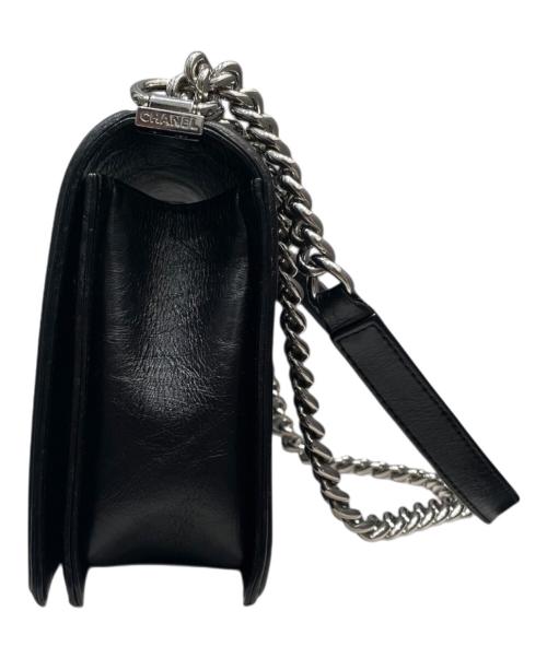 CHANEL（シャネル）CHANEL (シャネル) ボーイシャネル シェブロン ブラック サイズ:-の古着・服飾アイテム