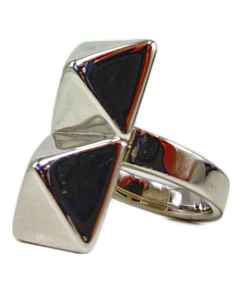 MIHARA YASUHIRO（ミハラヤスヒロ）MIHARA YASUHIRO (ミハラヤスヒロ) husam el odeh produced by TASAKI ピラミッドスタッズリング サイズ:9号の古着・服飾アイテム