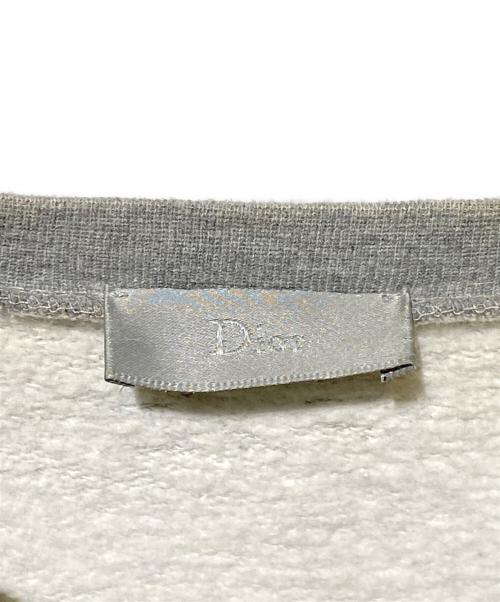 DIOR HOMME（ディオール オム）DIOR HOMME (ディオール オム) エンブロイダリースウェット グレー サイズ:Mの古着・服飾アイテム