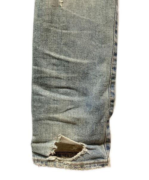 Saint Laurent Paris（サンローランパリ）Saint Laurent Paris (サンローランパリ) デストロイクラッシュストレッチスキニーデニムパンツ インディゴ サイズ:28の古着・服飾アイテム