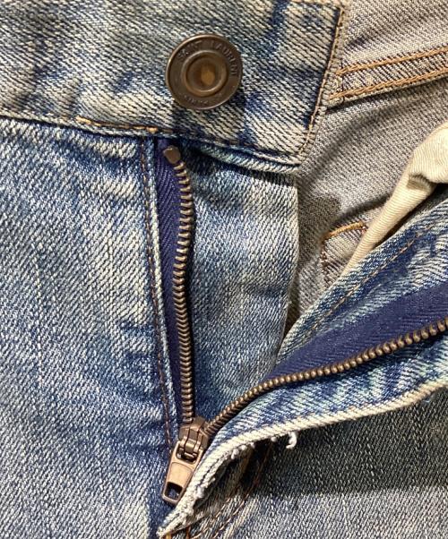 Saint Laurent Paris（サンローランパリ）Saint Laurent Paris (サンローランパリ) デストロイクラッシュストレッチスキニーデニムパンツ インディゴ サイズ:28の古着・服飾アイテム