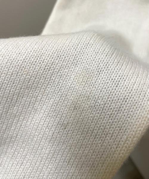 LOUIS VUITTON（ルイ ヴィトン）LOUIS VUITTON (ルイ ヴィトン) モノグラムウールカシミヤニット ホワイト サイズ:4Lの古着・服飾アイテム