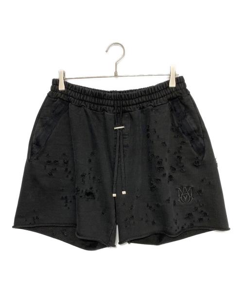 AMIRI（アミリ）AMIRI (アミリ) MA SHOTGUN EMBROIDERED SHORT ブラック サイズ:48の古着・服飾アイテム