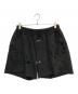 AMIRI（アミリ）の古着「MA SHOTGUN EMBROIDERED SHORT」｜ブラック