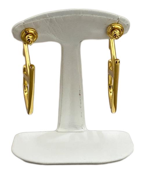 VALENTINO（ヴァレンティノ）VALENTINO (ヴァレンティノ) Vロゴシグネチャーメタルピアス ゴールドの古着・服飾アイテム