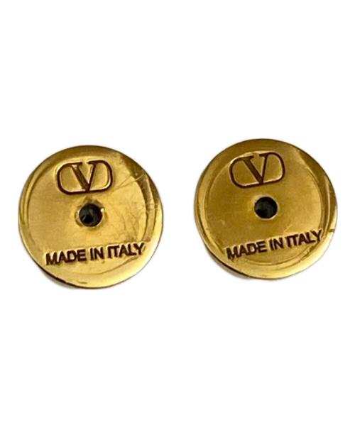 VALENTINO（ヴァレンティノ）VALENTINO (ヴァレンティノ) Vロゴシグネチャーメタルピアス ゴールドの古着・服飾アイテム