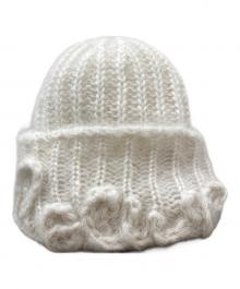 LOEWE（ロエベ）の古着「モヘアブレンドニット帽」｜オフホワイト