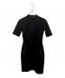 LOUIS VUITTON（ルイ ヴィトン）の古着「ショートスリーブハイネックフィットドレス」｜ブラック