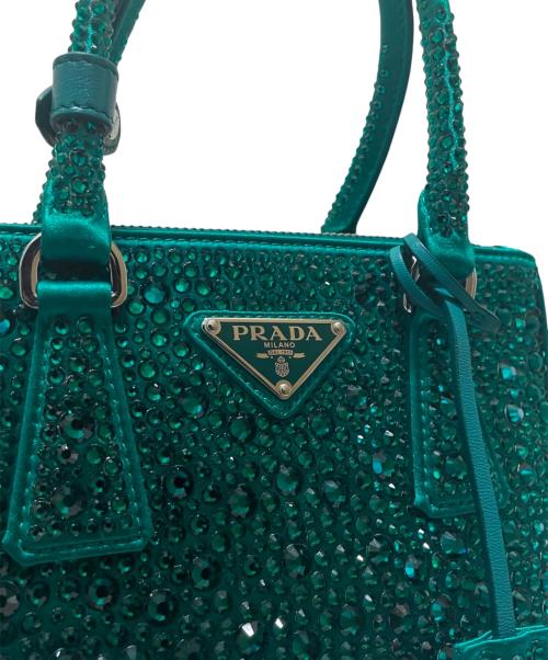 PRADA（プラダ）PRADA (プラダ) ガレリアクリスタル グリーンの古着・服飾アイテム