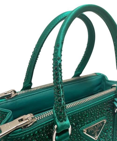 PRADA（プラダ）PRADA (プラダ) ガレリアクリスタル グリーンの古着・服飾アイテム