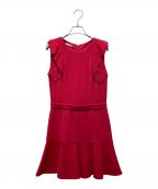 MIU MIUミュウミュウ）の古着「ノースリーブワンピース」｜レッド