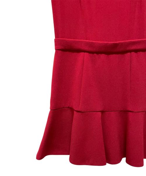 MIU MIU（ミュウミュウ）MIU MIU (ミュウミュウ) ノースリーブワンピース レッド サイズ:40の古着・服飾アイテム