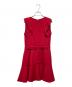 MIU MIU (ミュウミュウ) ノースリーブワンピース レッド サイズ:40：17000円