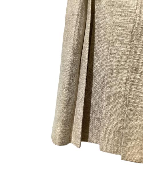 CHANEL（シャネル）CHANEL (シャネル) ココボタンリネンセットアップ ベージュ サイズ:40の古着・服飾アイテム