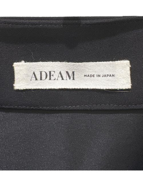 ADEAM（アディアム）ADEAM (アディアム) ベルテッドロングスカート ブラック サイズ:2の古着・服飾アイテム