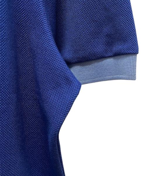 Salvatore Ferragamo（サルヴァトーレ フェラガモ）Salvatore Ferragamo (サルヴァトーレ フェラガモ) コットンピケポロシャツ ブルー サイズ:XLの古着・服飾アイテム