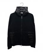 MONCLERモンクレール）の古着「MAGLIA/切替ダウンパーカー」｜ブラック