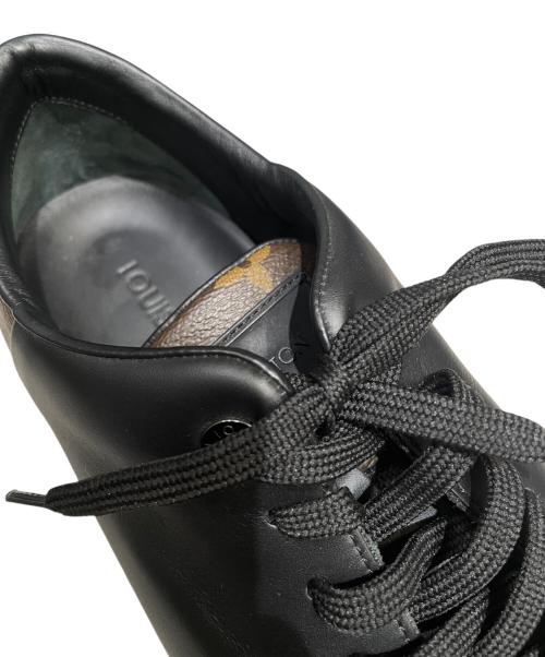 LOUIS VUITTON（ルイ ヴィトン）LOUIS VUITTON (ルイ ヴィトン) モノグラムローカットスニーカー ブラック×ブラウン サイズ:6.5の古着・服飾アイテム