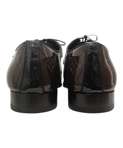 LOUIS VUITTON（ルイ ヴィトン）LOUIS VUITTON (ルイ ヴィトン) グラデェ‐ションモノグラムドレスシューズ ブラック×ブラウン サイズ:6.5の古着・服飾アイテム