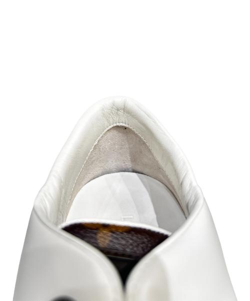 LOUIS VUITTON（ルイ ヴィトン）LOUIS VUITTON (ルイ ヴィトン) モノグラムローカットスニーカー ホワイト×ブラウン サイズ:7の古着・服飾アイテム