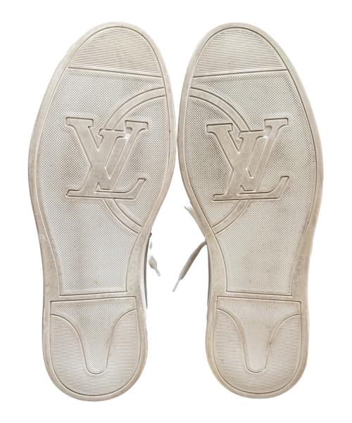 LOUIS VUITTON（ルイ ヴィトン）LOUIS VUITTON (ルイ ヴィトン) モノグラムローカットスニーカー ホワイト×ブラウン サイズ:7の古着・服飾アイテム