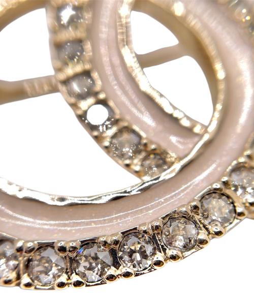 CHANEL（シャネル）CHANEL (シャネル) ラインストーンココマークブローチ ホワイト サイズ:-の古着・服飾アイテム