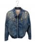CELINE（セリーヌ）の古着「STAR EMBROIDERY DENIM JACKET」｜インディゴ