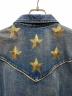 中古・古着 CELINE (セリーヌ) STAR EMBROIDERY DENIM JACKET インディゴ サイズ:S：80000円