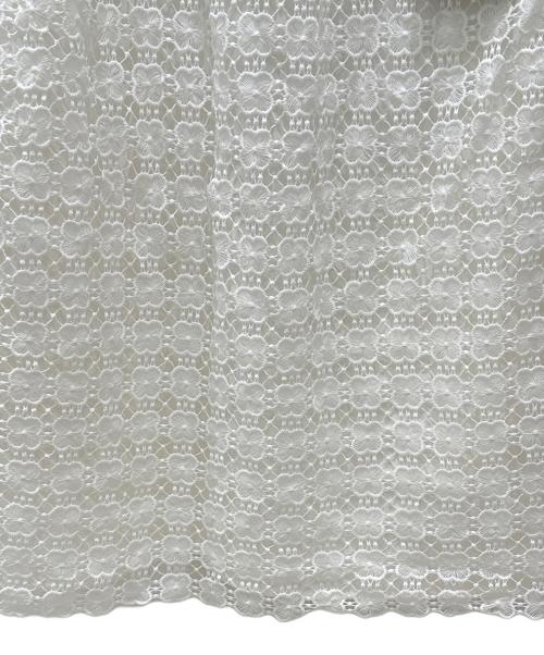 SELF PORTRAIT（セルフ ポートレイト）SELF PORTRAIT (セルフ ポートレイト) ペタルモノクロームワンピース ホワイト×ブラック サイズ:8の古着・服飾アイテム