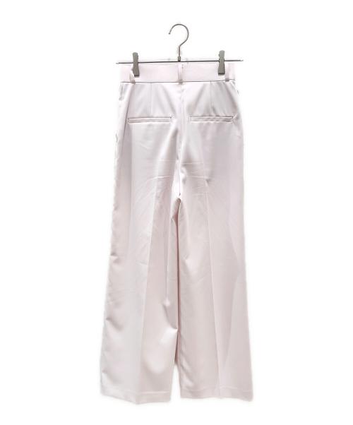 Noble（ノーブル）Noble (ノーブル) エステルツイルストレッチスラックスパンツ ピンク サイズ:34の古着・服飾アイテム