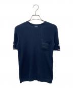 CHANELシャネル）の古着「半袖ニット」｜ネイビー