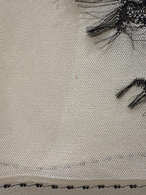 Christian Dior（クリスチャン ディオール）Christian Dior (クリスチャン ディオール) フラワー刺繍アンサンブルカーディガン アイボリー サイズ:34の古着・服飾アイテム