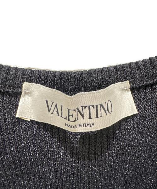 VALENTINO（ヴァレンティノ）VALENTINO (ヴァレンティノ) フラワーレースベスト ブラック サイズ:XSの古着・服飾アイテム