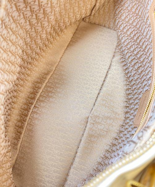 Christian Dior（クリスチャン ディオール）Christian Dior (クリスチャン ディオール) レディディオール ラージ/トートバッグ アイボリー サイズ:Largeの古着・服飾アイテム