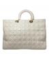 Christian Dior (クリスチャン ディオール) レディディオール ラージ/トートバッグ アイボリー サイズ:Large：170000円