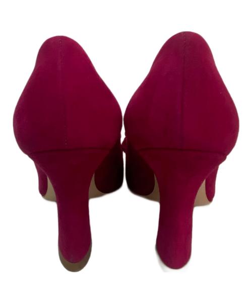 MIU MIU（ミュウミュウ）MIU MIU (ミュウミュウ) スウェードリボンパンプス ピンク サイズ:35の古着・服飾アイテム